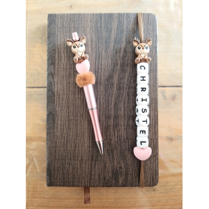 Notitieboekje (print) met kralen