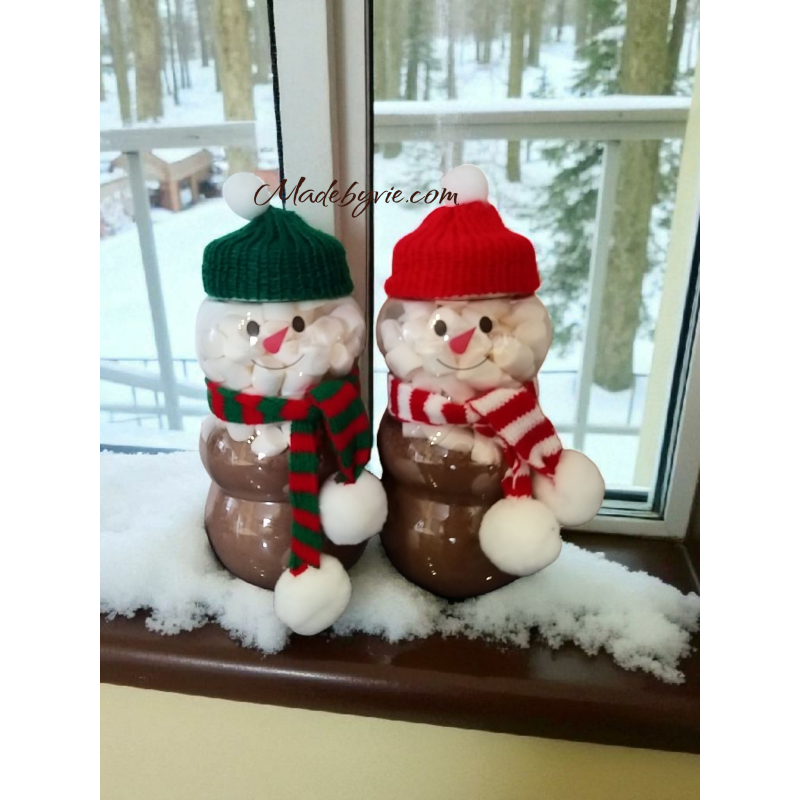 Sneeuwpopje chocolademelk