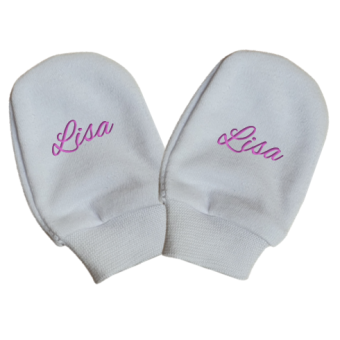 scratch mittens with your own print