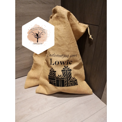 Jute Sinterklaas bag Jute Sinterklaas bag