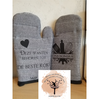 Gepersonaliseerde ovenwanten