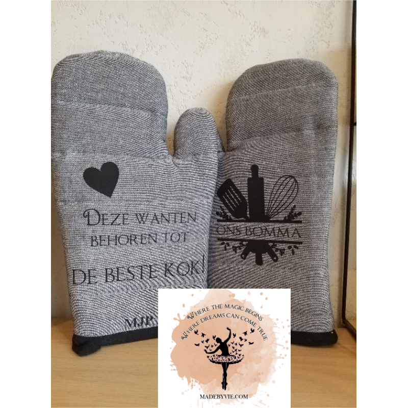 Gepersonaliseerde ovenwanten