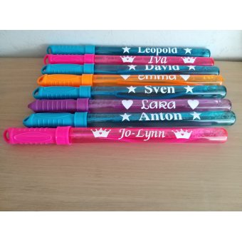 Personalized Bubble Sword