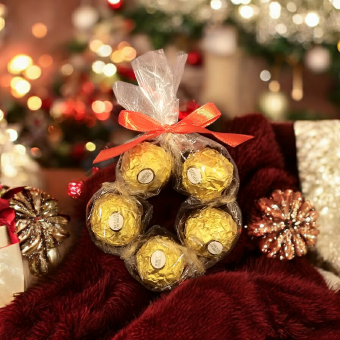 Ferrero Rocher wreaths