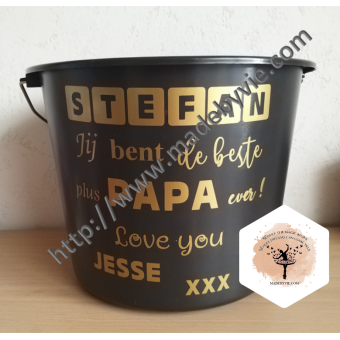 Personalized bucket