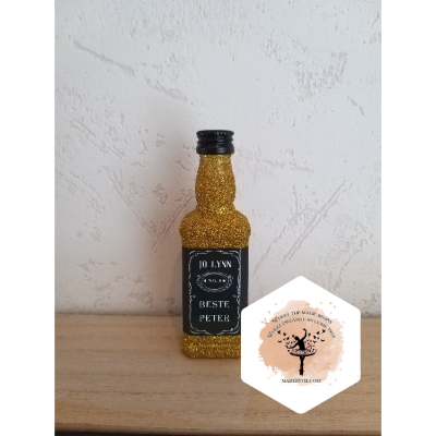 Jack Daniels flesje 5cl met glitter