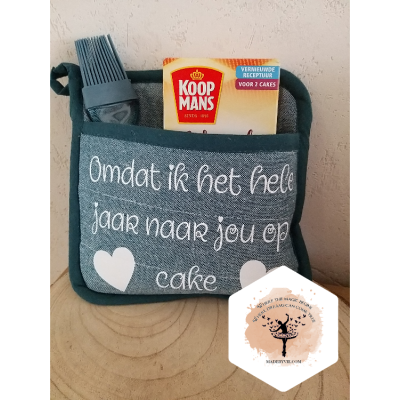 Pannenlap met eigen bedrukking Pannenlap met eigen bedrukking