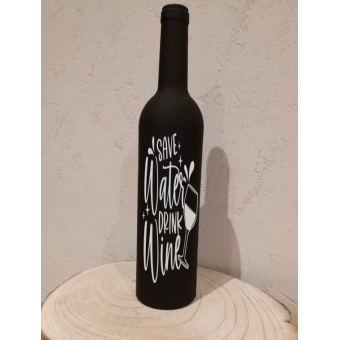 Wine set with print of your choice