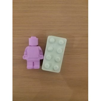 Sidewalk chalk Lego mini