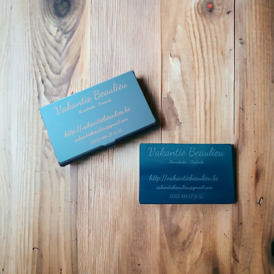 Metallic visitekaartjehouder