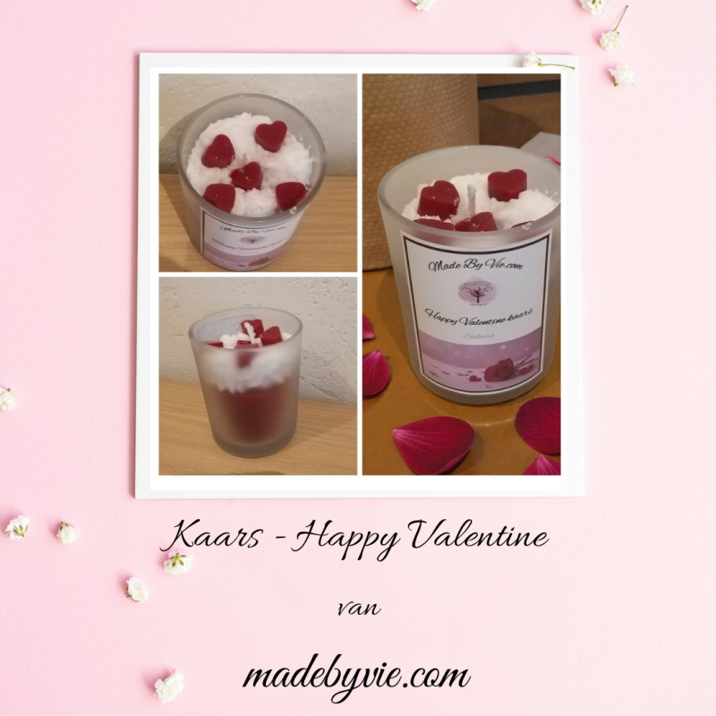 Kaars - Happy Valentine