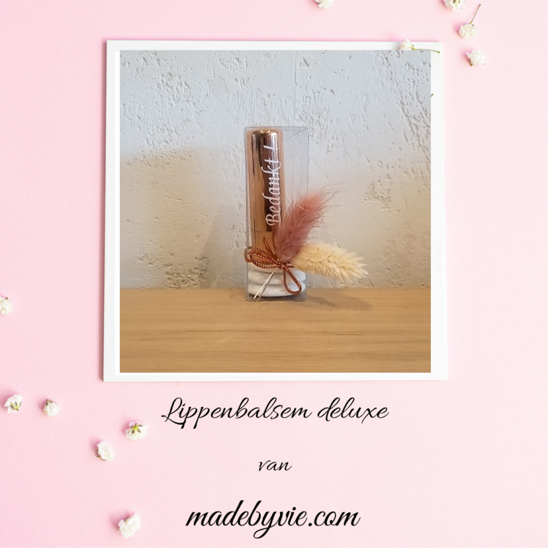 Gepersonaliseerde lippenbalsem deluxe