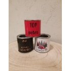 Blik met gepersonaliseerde cover