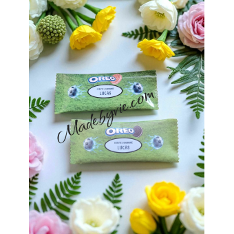 Oreo (2 cookies) with personalized cover