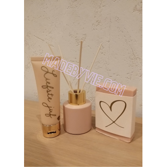 Cadeauset geurstokje, handcreme en zeepje