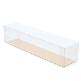 Cello box 210 x 45 x 45 x 45 mm with gold cardboard