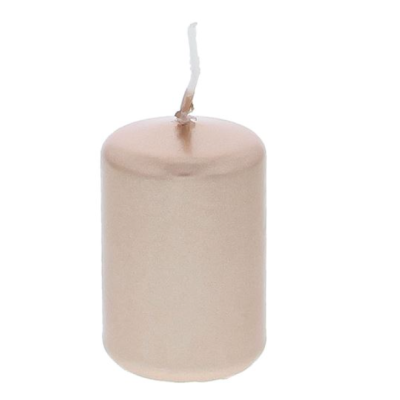 Kaars 60 x 40 mm parelmoerglans rosé goud Kaars 60 x 40 mm parelmoerglans rosé goud