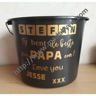 Gepersonaliseerde emmer