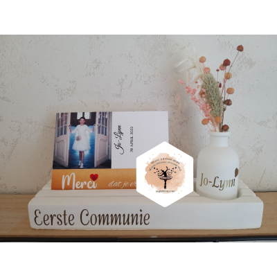 Memory stone with vase / candle Memory stone with vase / candle