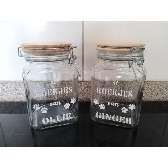 Dog biscuit jar