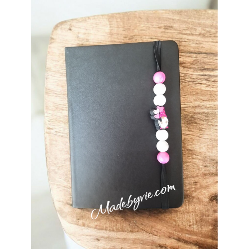 Notebook Black - Pink gnome