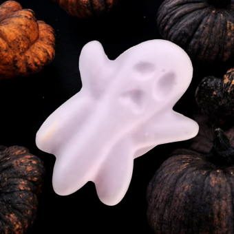 Sidewalk chalk Halloween ghost